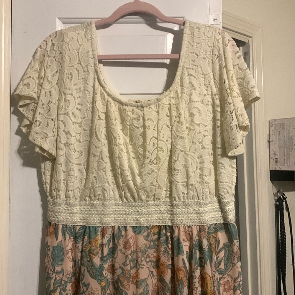 Floral/lace dress